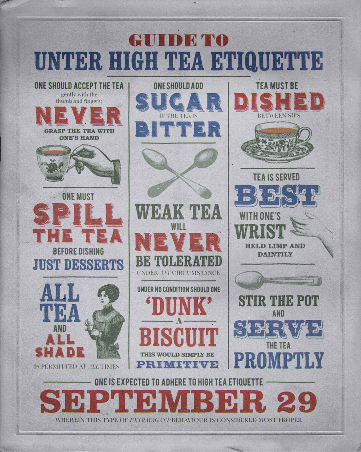 Poster for Unter High Tea